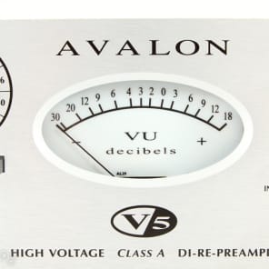 Avalon V5 Microphone Preamp - Silver image 10