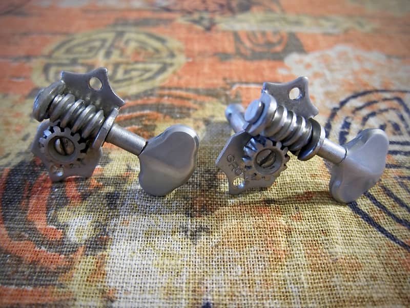 Grover StaTite Tuning Machines for Guitar (2) bass side Reverb