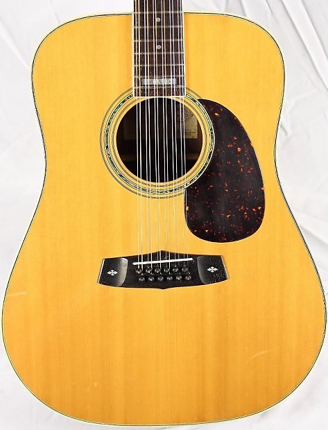 harutotoro T Haruo Model T-20-12 T20 12 String Acoustic Guitar w/ Hardshell