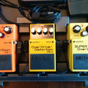 Boss BCB-30 SD-1 OS-2 DS-1 Korg Tuner Behringer Power Supply | Reverb