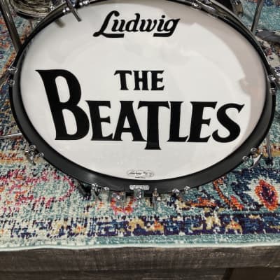Ludwig  64 "Ringo/Beatles" Black Oyster 20,12,14. Cavern Club, Liverpool, Blackwells, London image 17