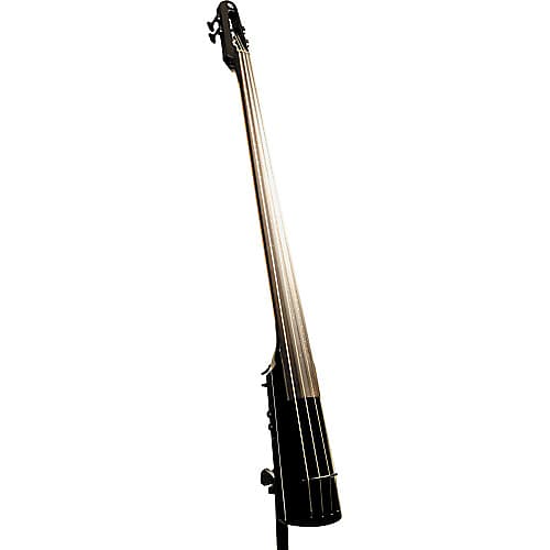 NS Design WAV4 Black 4-String Upright Electric Bass w/ Padded Bag/Tripod Stand image 1
