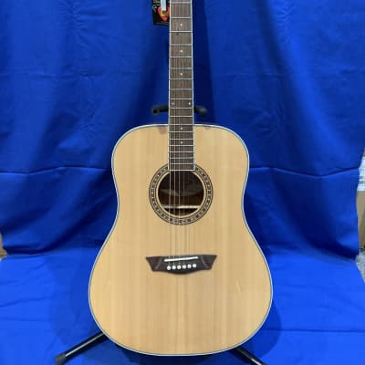 Washburn WD7S Harvest Series Solid Spruce Top Dreadnought Natural image 3