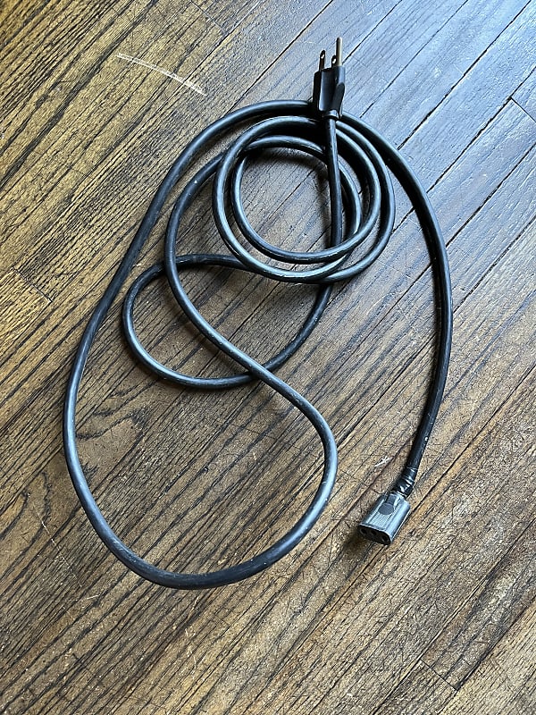 Wurlitzer 200 Power Cable 1974 - Black | Reverb