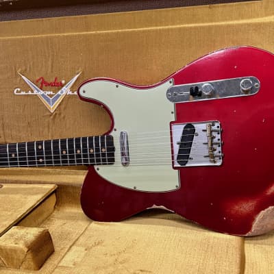 Fender Telecaster, Relic, Custom Shop, Custom-Built LTD, 1961 - Aged Candy Apple Red image 9