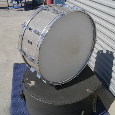 Vintage 1970's 80's CB-700 CB700 Scotch Marching Bass Drum 26x10" Broken Glass Wrap - CAN SHIP! image 4