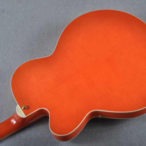 2016 Yamaha Hollow Body Electric Guitar AES 1500 Transparent Orange- Flame Maple Body w/Hardcase image 9