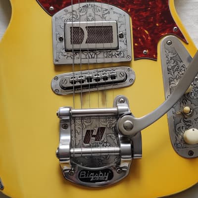 Harden Engineering Vintage Tele-metal Custom 2000s - Mellow Yellow image 9