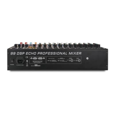 TRITON-TX1202 | 12-Channel Professional Audio Mixer with 99 DSP, USB MP3 Bluetooth, Dual 7-band EQ, 48V Phantom Power & Mute, Recording image 4