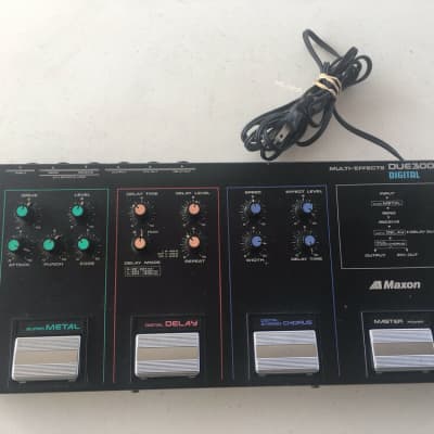 1980's Maxon DUE300 Vintage Multi Effects Pedal | Reverb