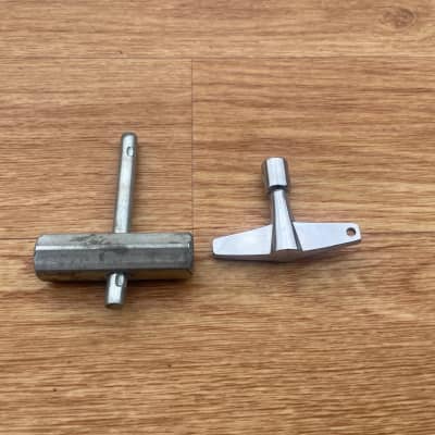 Vintage 1970s Ludwig Drum Tuning Key and Rail Consolette Hex Wrench Key image 2