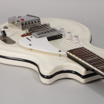 1965 Supro Holiday Res-O-Glass White Finish Vintage Electric Guitar image 6