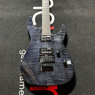 ESP LTD M-200FM Electric Guitar - See Thru Black image 1