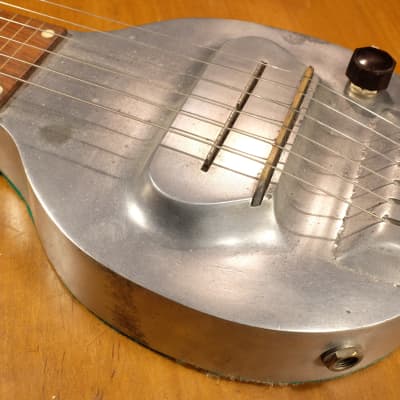 Supro 6-String, Mid-1930's 22" Scale Cast Aluminum Lap Steel--KILLER TONE! image 2