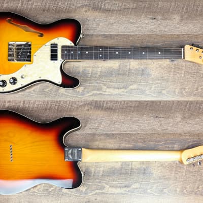 MyDream Partcaster Custom Built - Thinline Sunburst Lollar FB Freeway image 1