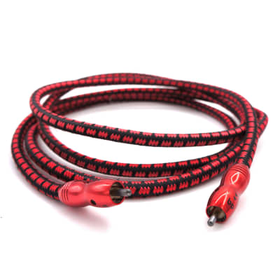 AudioQuest King Cobra Interconnects (2m) 2 Cables Pair Red Black Audiophile image 7