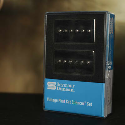 Seymour Duncan Vintage Phat Cat Silencer Pickup Set - Nickel Cover
