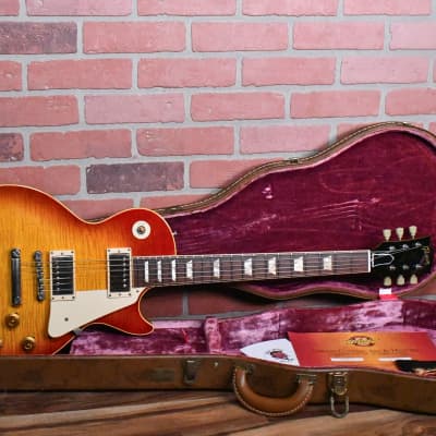 Gibson Custom Historic R9 Les Paul Standard 1959 Reissue Figured Maple Top Washed Cherry VOS 2004 w/OHSC image 2