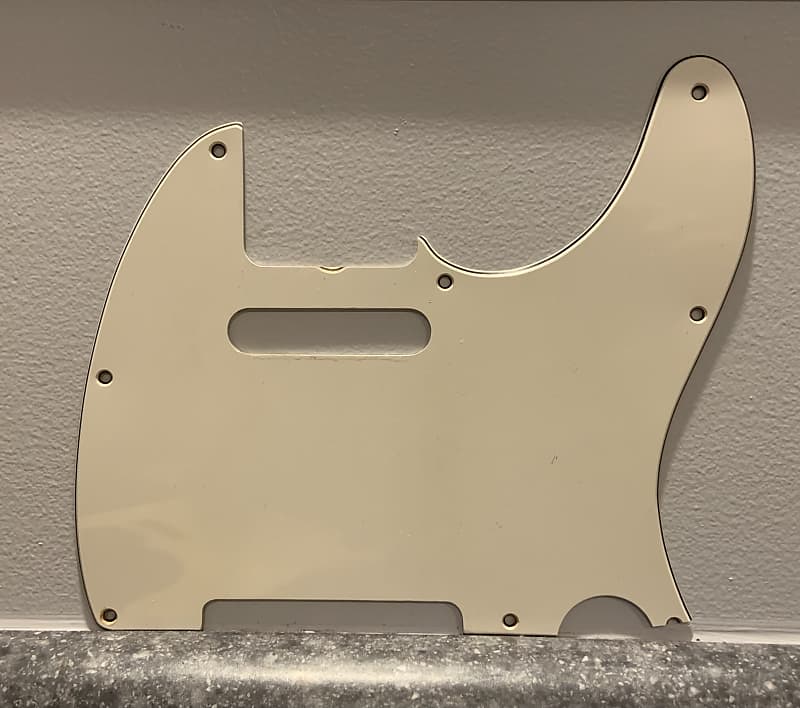 Fender Telecaster pickguard 1970’s 1972 - White | Reverb