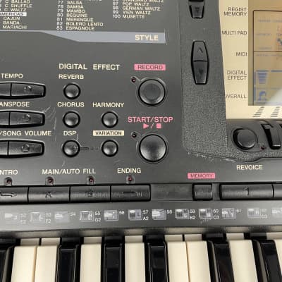 Yamaha PSR-530 Portatone Rare Arranger Keyboard + Cartridge & OEM Adaptor Very Clean Tested image 4