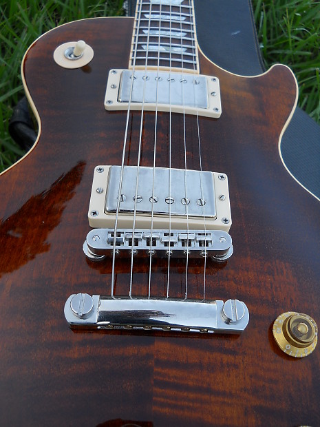2004 Gibson Les Paul Standard Plus Root Beer Flame Top