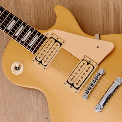 1978 Heerby LS Series Goldtop Standard Vintage Electric Guitar w/ Case & Maxon Pickups, Japan image 7
