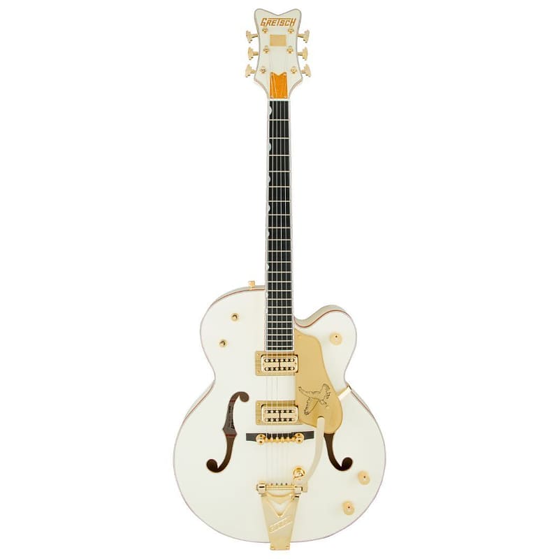 Gretsch G6136T-59 Vintage Select Edition '59 Falcon Hollow Body with Bigsby 6-String Right-Handed Electric Guitar (White Lacquer) image 1