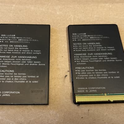 Yamaha S7701 SAX 1 Card Set Waveform & Voice Data SY/TG77 1990 image 3