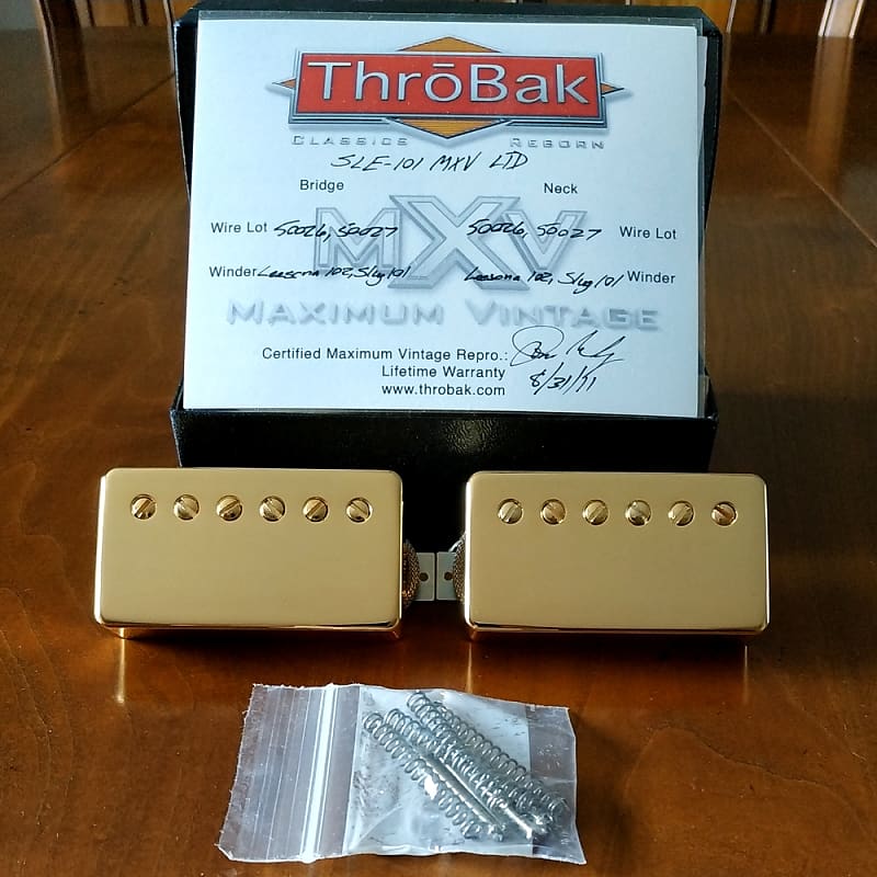ThroBak SLE-101 MXV LTD Set 2011 - Gold | Reverb The Netherlands