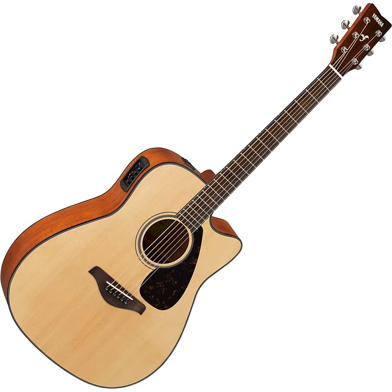 Yamaha FGX800C Acoustic/Electric Guitar – Natural image 1