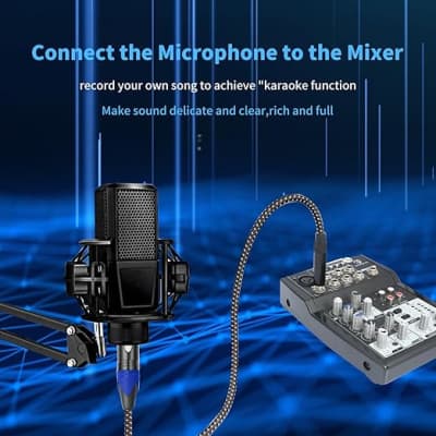2Pack 1/4" to XLR Cable, Heavy Duty Nylon Braided, Gold Plated Plug,Balanced 1/4" TRS to XLR Female Patch Cable, Quarter Inch 6.35mm to 3pin XLR Female Microphone Cable, for Speaker,Mixer-6.6ft image 2
