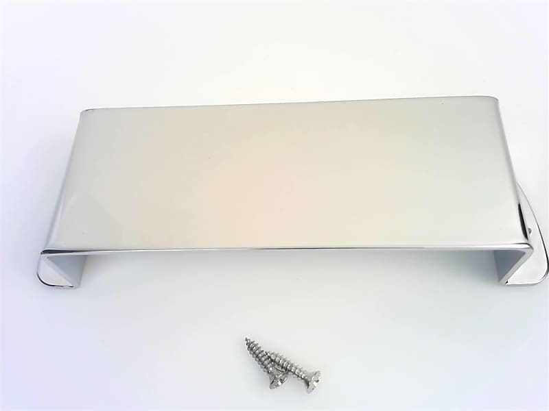 True Custom Shop® Chrome Neck Pickup Cover for Gibson & Epiphone EB3 and EBO Guitars image 1