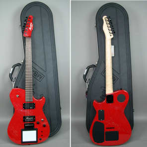 Manson MB-1 2013 Red Glitter Matthew Bellamy Signature Electric Guitar - MUSE image 9