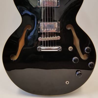 Cort Used Source Semi Hollow Double Cutaway Electric Guitar Black image 1