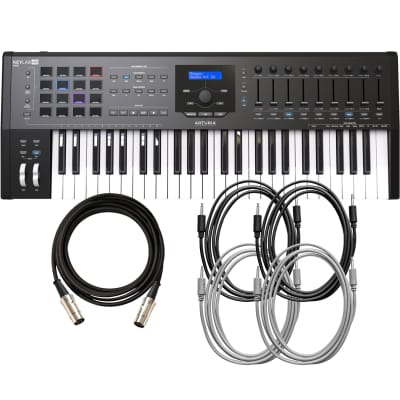 Arturia KeyLab MkII 49 MIDI/USB/CV Controller - Black - Cable Kit