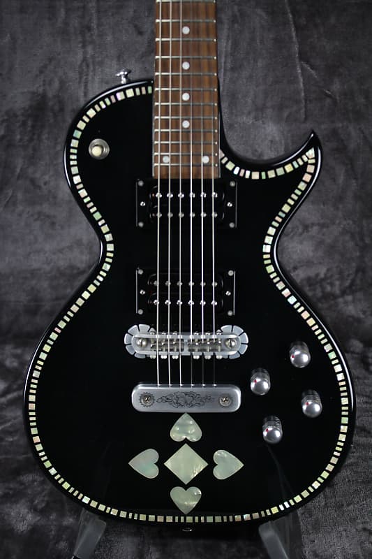 特価爆買い【美品】ZEMAITIS C24SU black pearl heart ギター