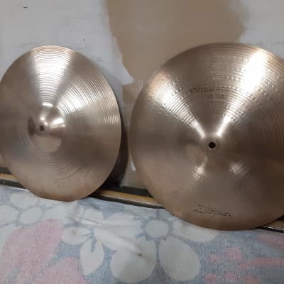 Zildjian 14" A Series New Beat Hi Hat Cymbals (Pair) 1982 - 2012 image 2