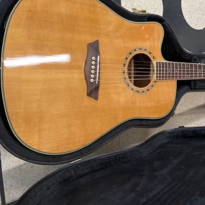 Washburn WD10SCELH Left-Handed Acoustic/Electric Guitar for sale