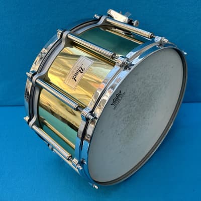 Free Floating Brass Snare Drum 14" x 8" - Pearl B-9114ED image 16