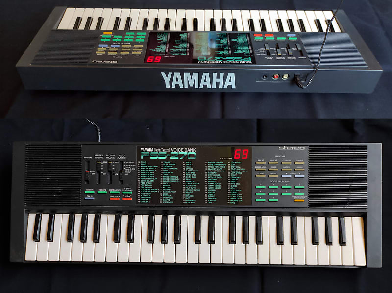 Yamaha PSS-270 Synthesizer year 1986, 2op FM synth + arranger image 1