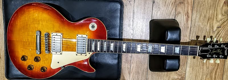 Greco EG850F Super Real Single Cutaway LPS 1980 Red Sunburst Maxon PU2 PuPs  Natural Relic Serviced