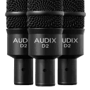 Audix D2Trio 3-Piece Drum Microphone Mic Set D2 Trio