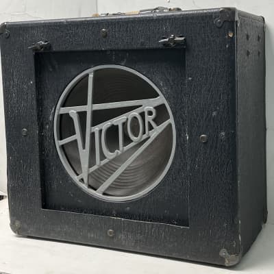 1940’s RCA Victor 16 MM Film Projector Conversion to Musical Instrument Speaker Cabinet Black Tolex REDUCED PRICE! image 2