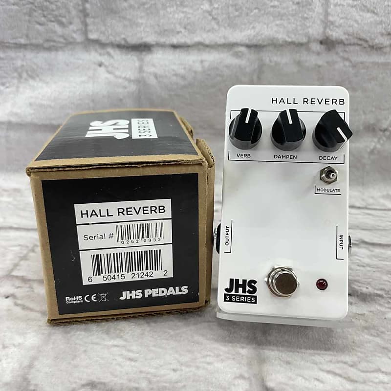 Used JHS Pedals 3 Series Hall Reverb Pedal Reverb
