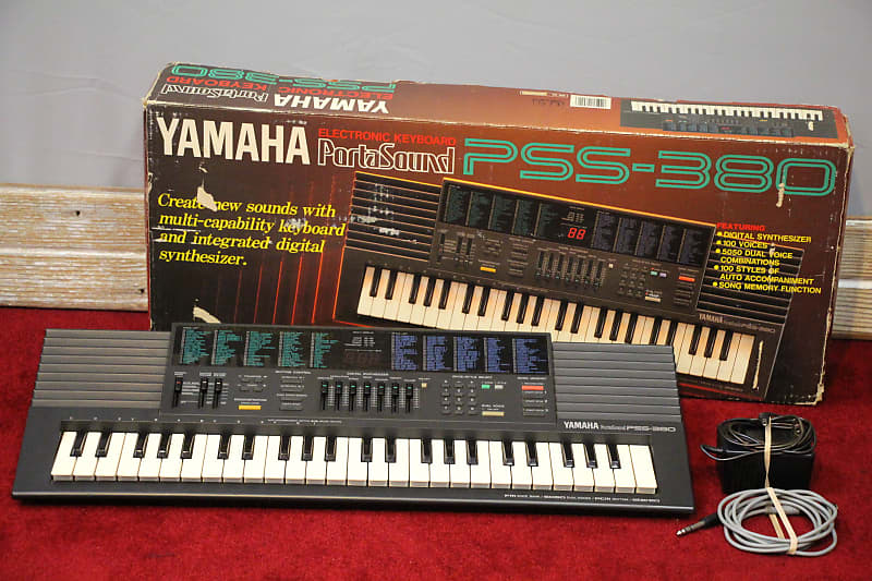 YAMAHA PSS-380 FMシンセ Yamaha PSS-380 - sophisticated FM Portasound! - YouTube