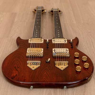 1978 Greco GOW-1500 Double Neck 6 & 12 String Vintage Electric Guitar, Japan w/ Maxon PU-2 image 10