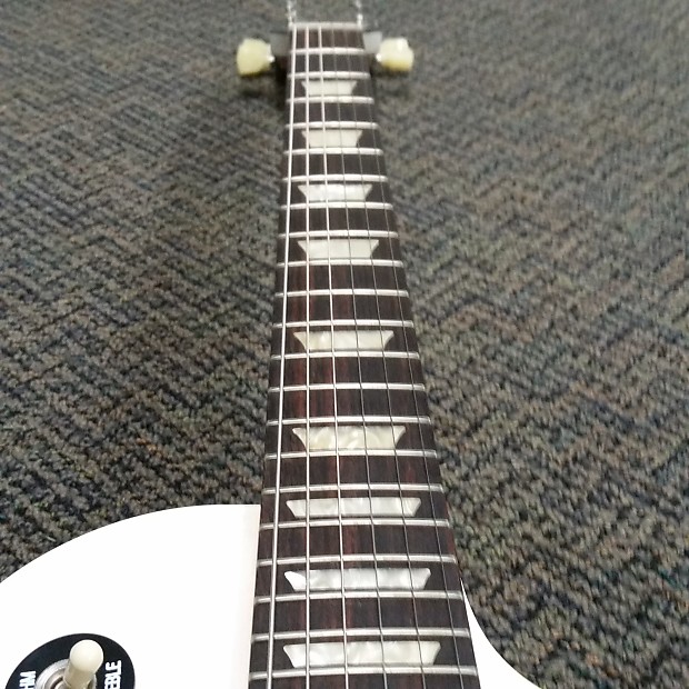 Gibson Les Paul LPJ ホワイト 2013年製 Gibson LPJ Rubbed White Trans 2013 中古｜ギター買取の東京