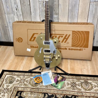 New 2020 Gretsch G5655T Electromatic Center Block Jr., Bigsby 2020 Casino  Gold,  Setup With Extras image 15