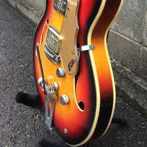 RARE Elk Galaxy 1970 Sunburst Gretsch MIJ Cheaper than Electromatic with bonus vintage mojo! image 13