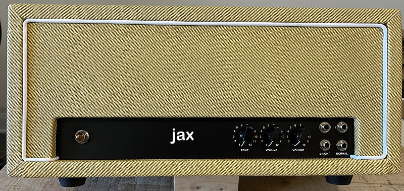 Jax 5E3 super tweed clone, 15-watt hand wired all tube head image 1